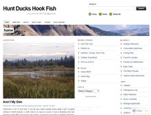 Tablet Screenshot of huntduckshookfish.com